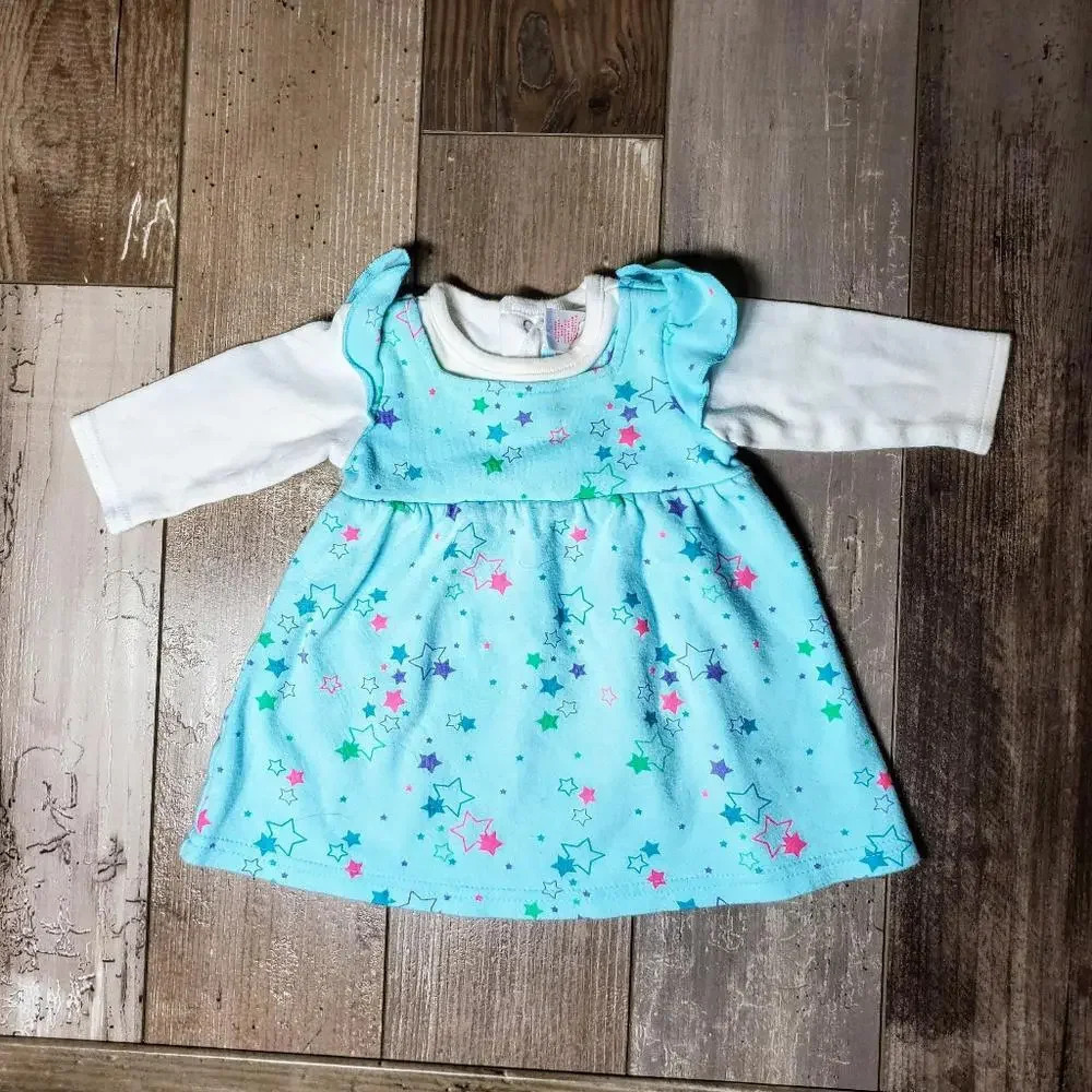 Circo Baby Girl 3m Casual Blue Dress